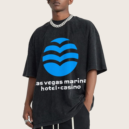 Marina Hotel & Casino - Vintage Las Vegas Vintage Distressed T-shirt