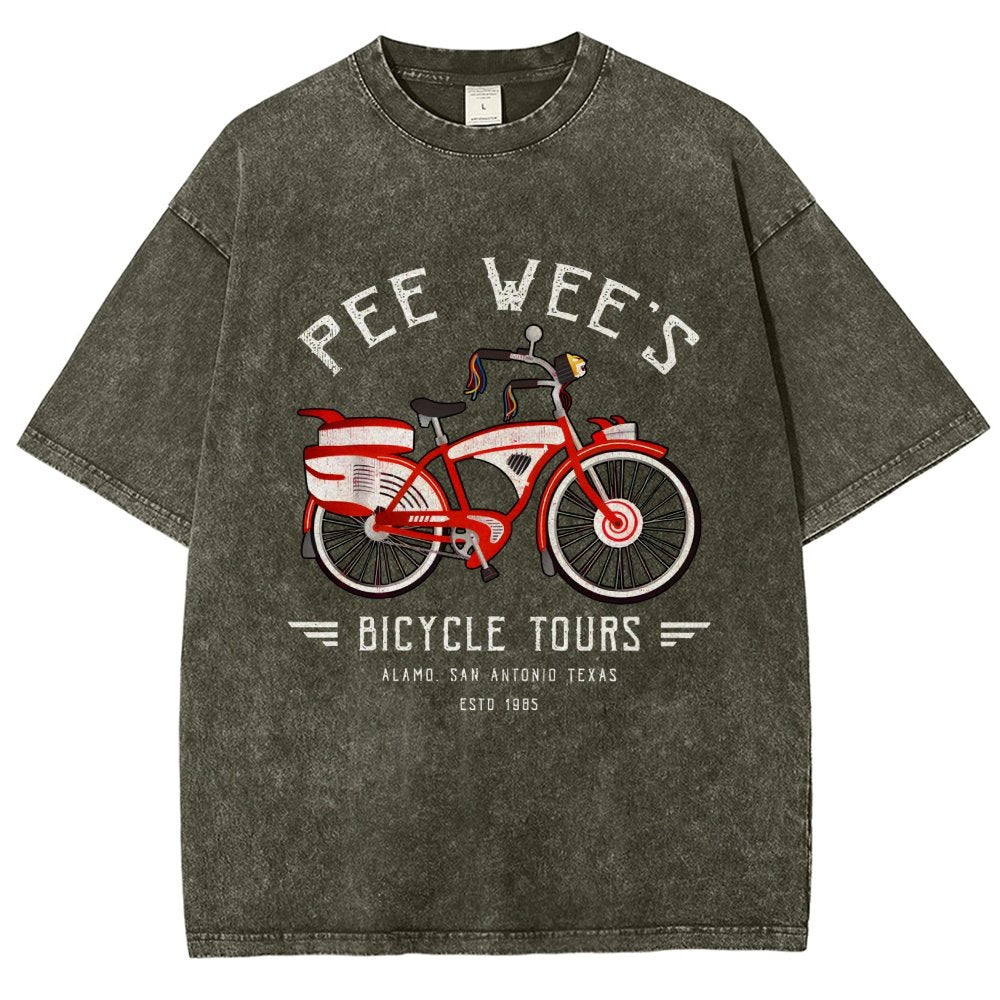 Buddy's Bicycle Tours Vintage Distressed T-shirt