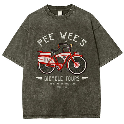 Buddy's Bicycle Tours Vintage Distressed T-shirt