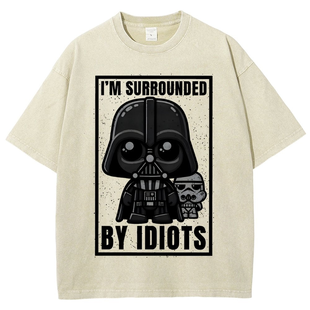I'm surrounded by idiots Vintage Distressed T-shirt