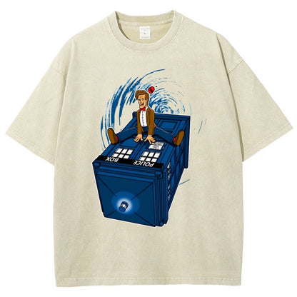 How I Learned To Love The Time Machine Vintage Distressed T-shirt