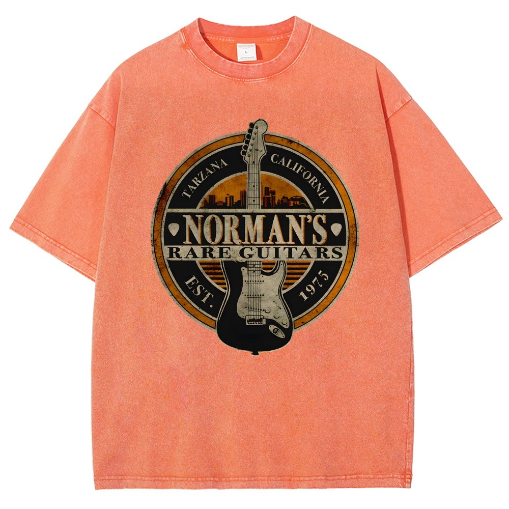 Norman S Rare Guitars Essential Vintage Distressed T-shirt