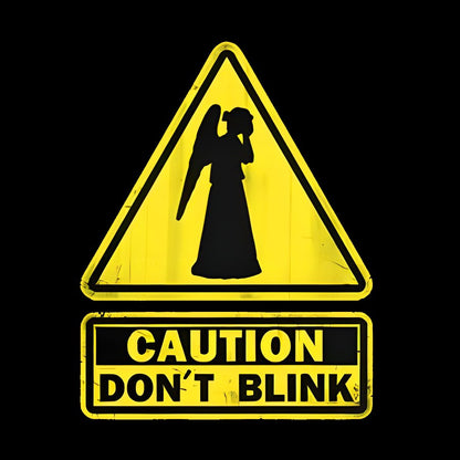 Warning Don’t Blink Geek T-Shirt