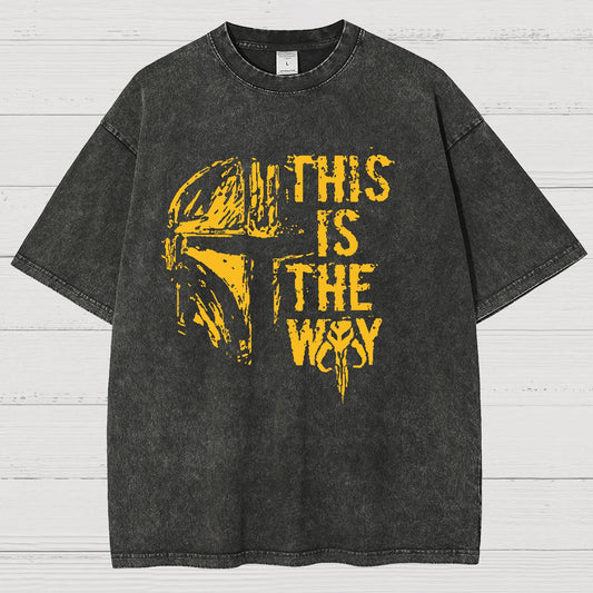 This Is The Path Vintage Distressed T-shirt