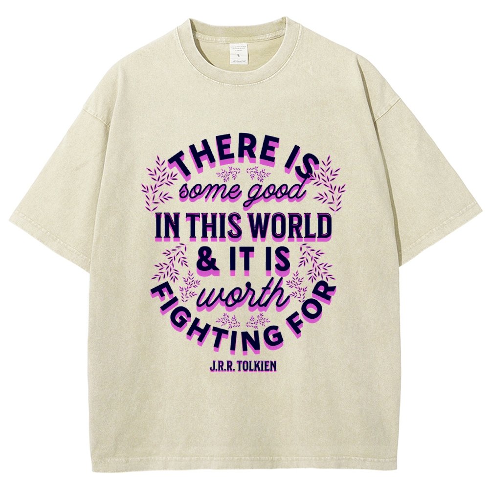 There is Some Good in This World Vintage Distressed T-shirt