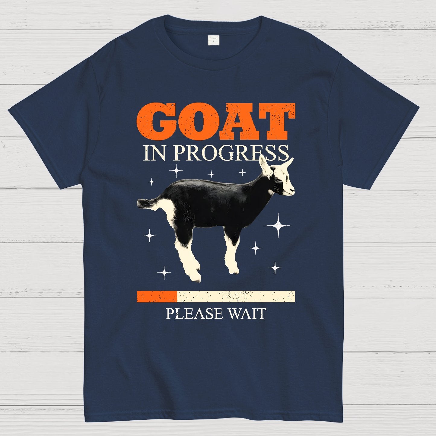Goat In Progress Geek T-Shirt