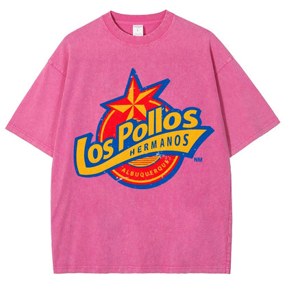 Los Pollos Hermoso Vintage Distressed T-shirt