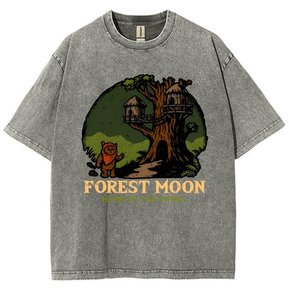 Woodland Moon Home Vintage Distressed T-shirt