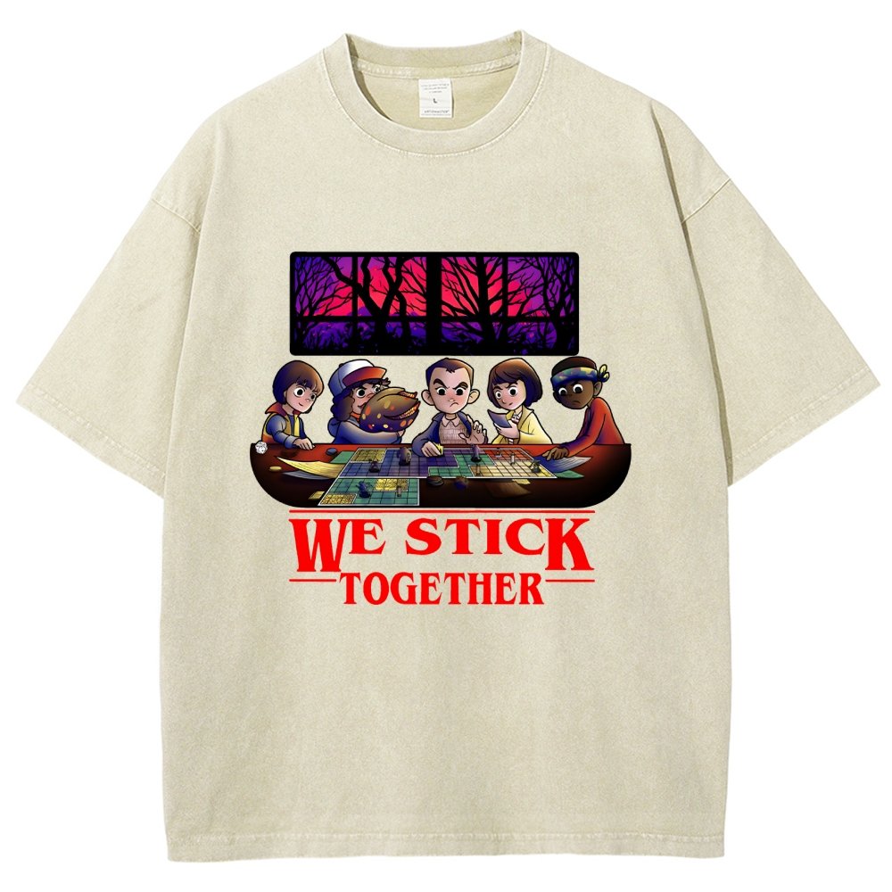 We Stick Together Vintage Distressed T-shirt