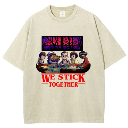 We Stick Together Vintage Distressed T-shirt