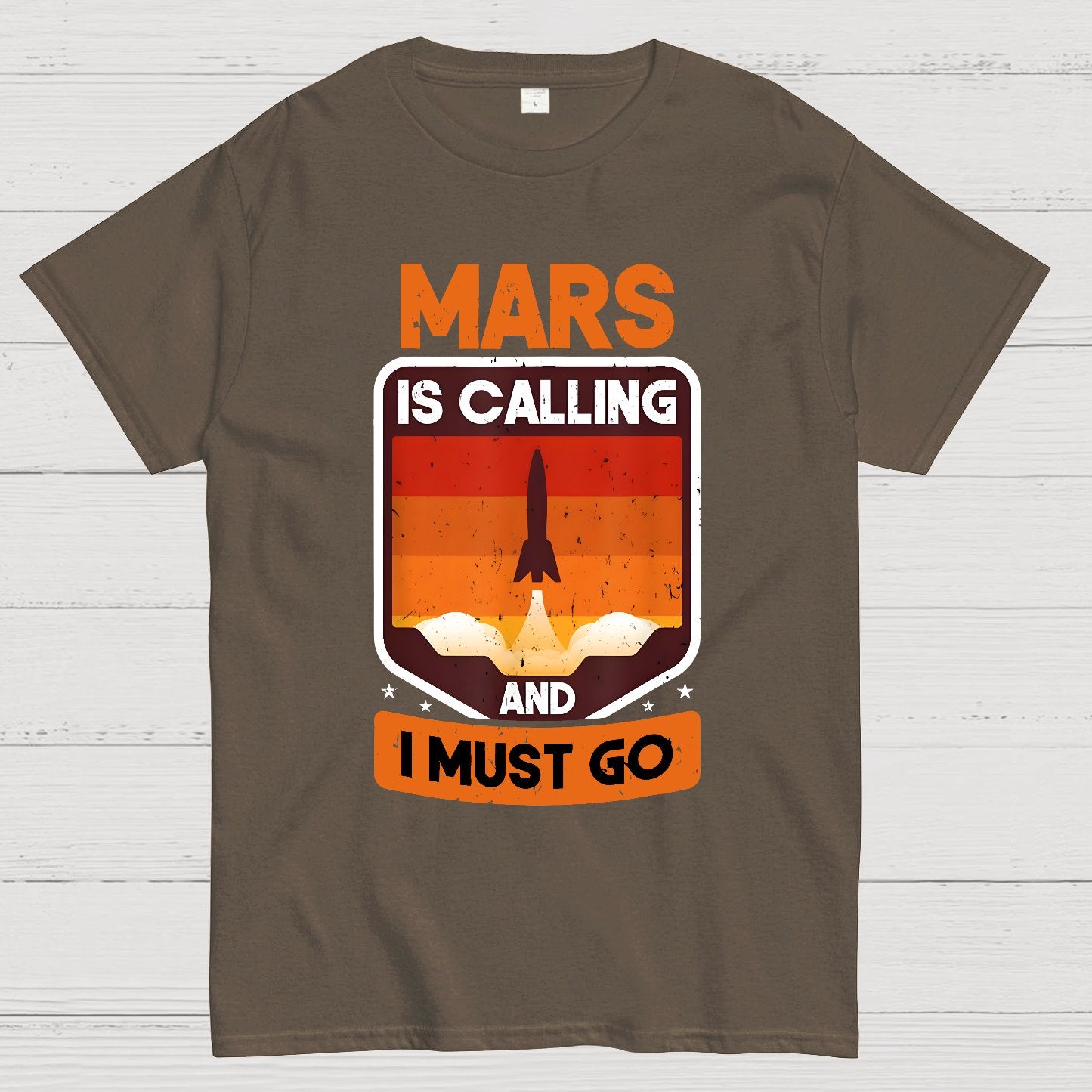 Occupy Mars Planet Mars Is Calling And I Must Go Geek T-Shirt