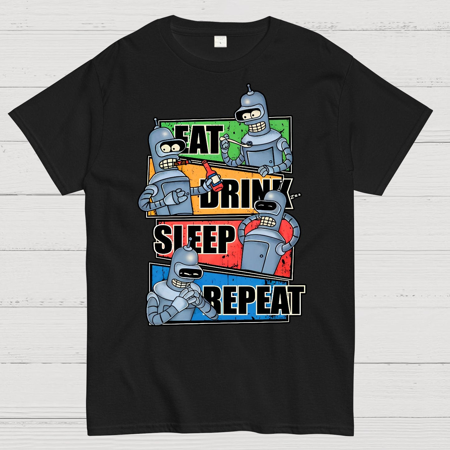 Eat Drink Sleep Repeat Geek T-Shirt