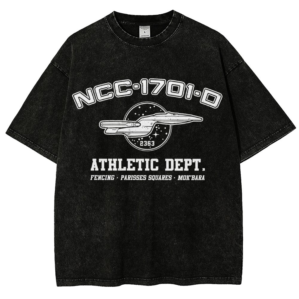 Space Athletic A New Generations Vintage Distressed T-shirt