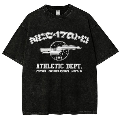 Space Athletic A New Generations Vintage Distressed T-shirt