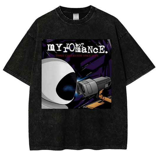 My Robot Romance Vintage Distressed T-shirt