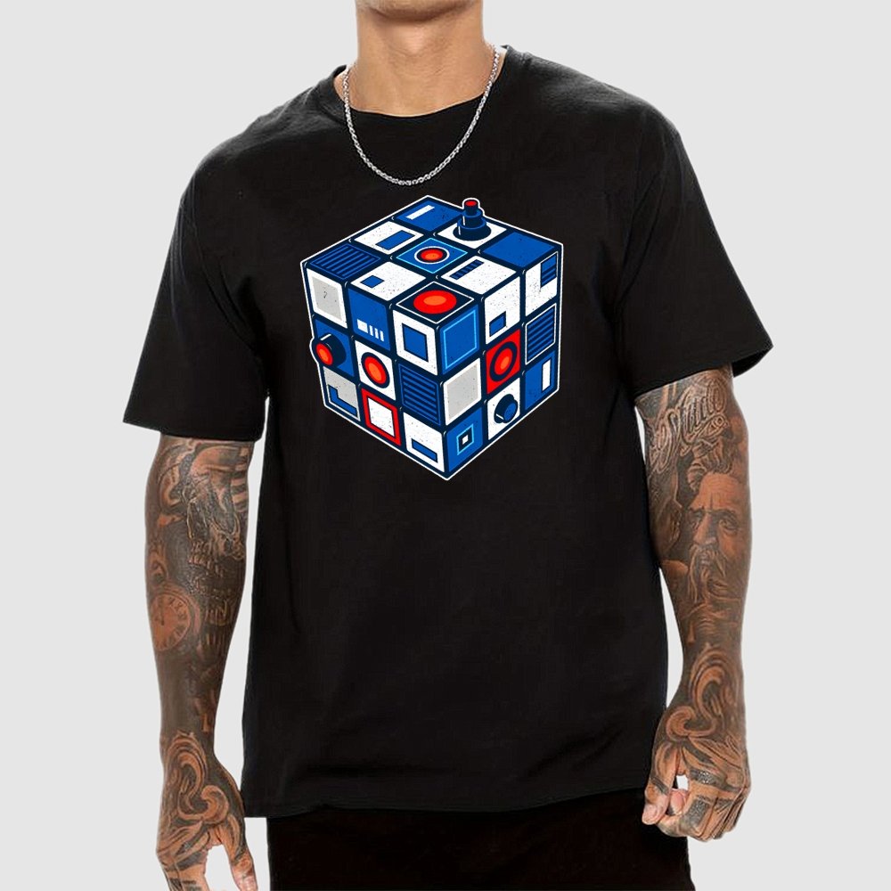 Droid Cube Geek T-Shirt