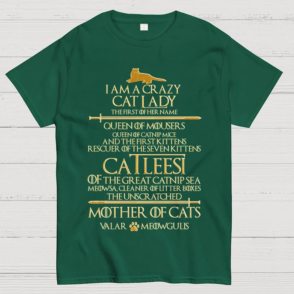 I Am A Crazy Cat Lady Unisex Geek T-Shirt