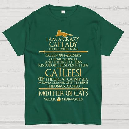 I Am A Crazy Cat Lady Unisex Geek T-Shirt