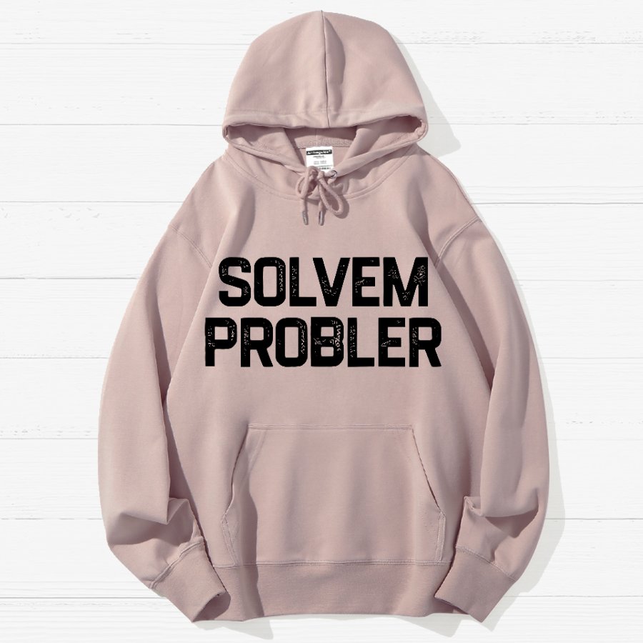 Problem Solved Geek Cotton Hoodie