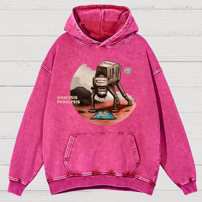 Board Game Analysis Paralysis Vintage Distressed Hoodie