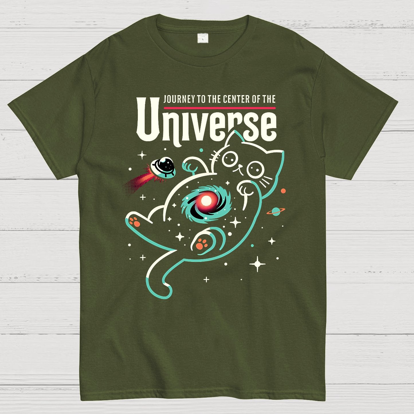 Journey to the Center of the Universe Geek T-Shirt