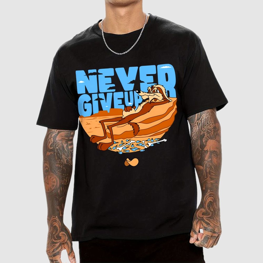 Never Give Up Geek T-Shirt
