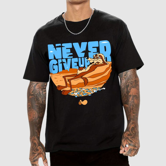 Never Give Up Geek T-Shirt