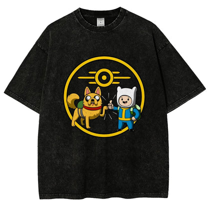 Wasteland Time Vintage Distressed T-shirt
