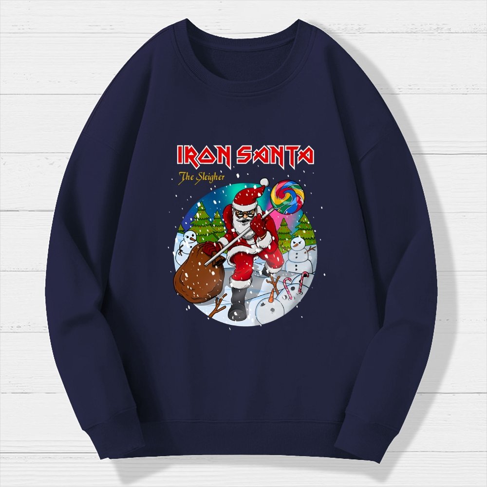 Iron Santa Geek Cotton Sweatshirt