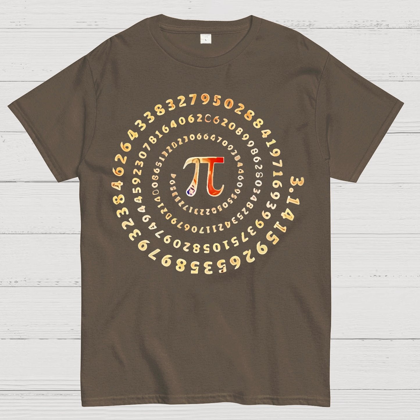 Pi Spiral Geek T-Shirt