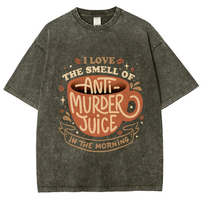 Anti-Murder Juice Vintage Distressed T-shirt