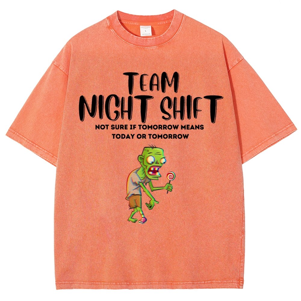 Night Shift Team! Vintage Distressed T-shirt
