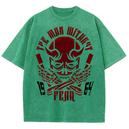 Devil Skull Vintage Distressed T-shirt