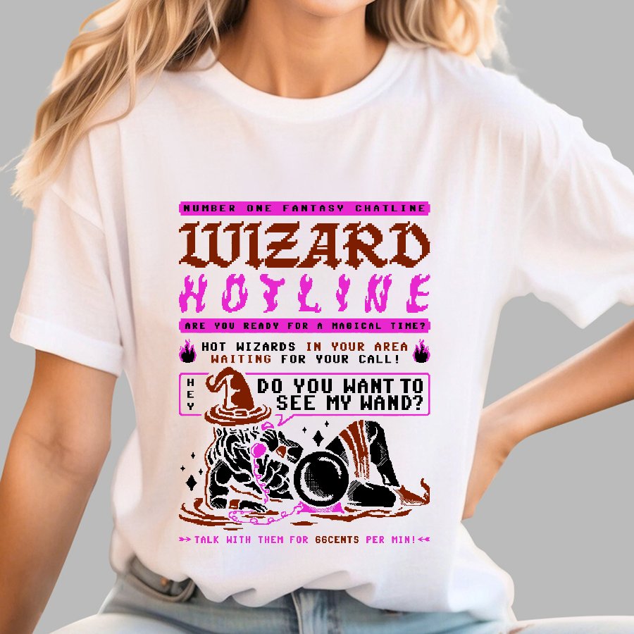 Wizard Hotline Geek T-Shirt