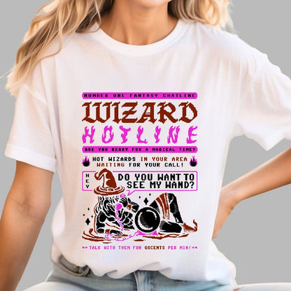 Wizard Hotline Geek T-Shirt