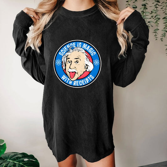 Science Is Magic Washed Long Sleeve Tee