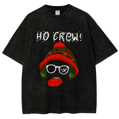 Ho Crew Oh Fudge Holiday Vintage Distressed T-shirt