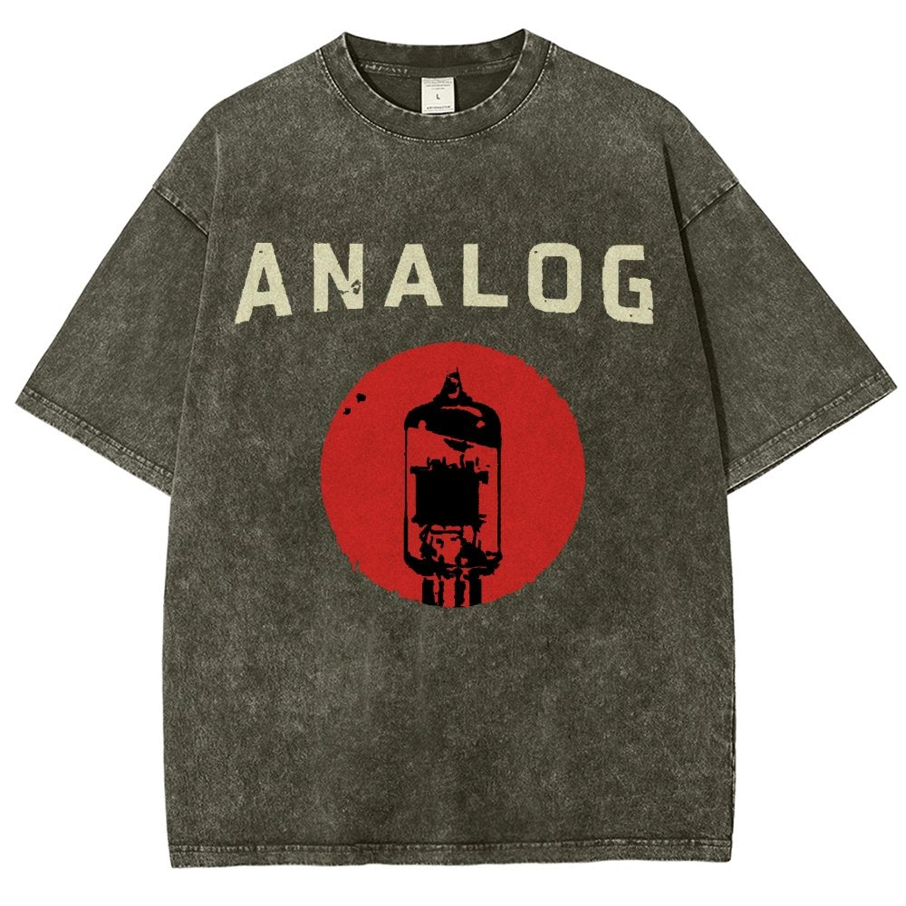 Vacuum Tube Analog Distressed Vintage Distressed T-shirt