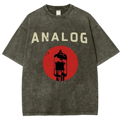 Vacuum Tube Analog Distressed Vintage Distressed T-shirt