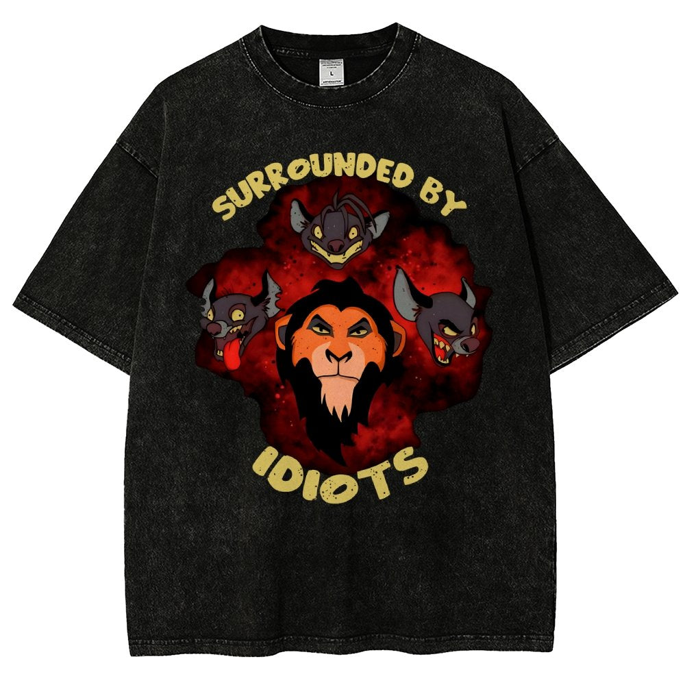 Surrounded By Idiots Vintage Distressed T-shirt
