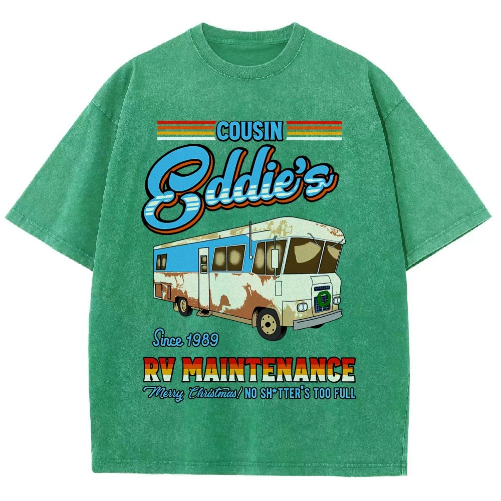 Holiday RV maintenance Christmas Humor Vintage Distressed T-shirt