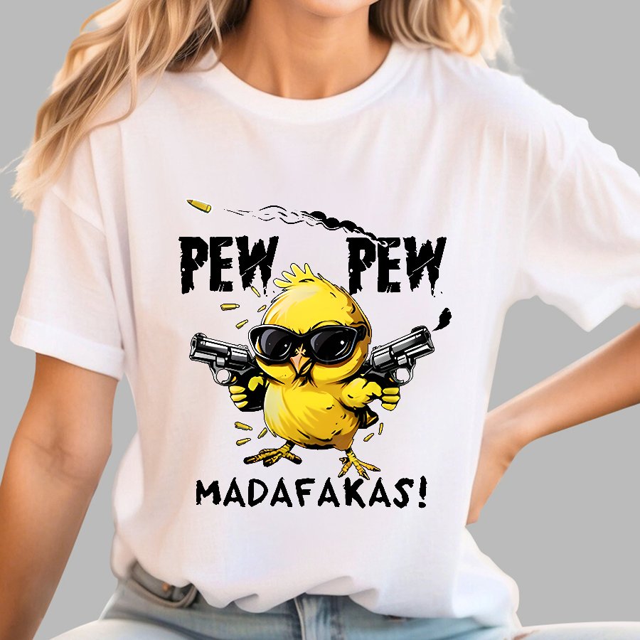 PEW PEW MADAFAKAS! Geek T-Shirt