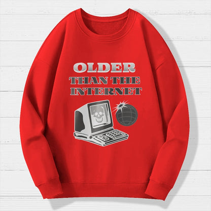 Older than the Internet Geek Cotton Sweatshirt