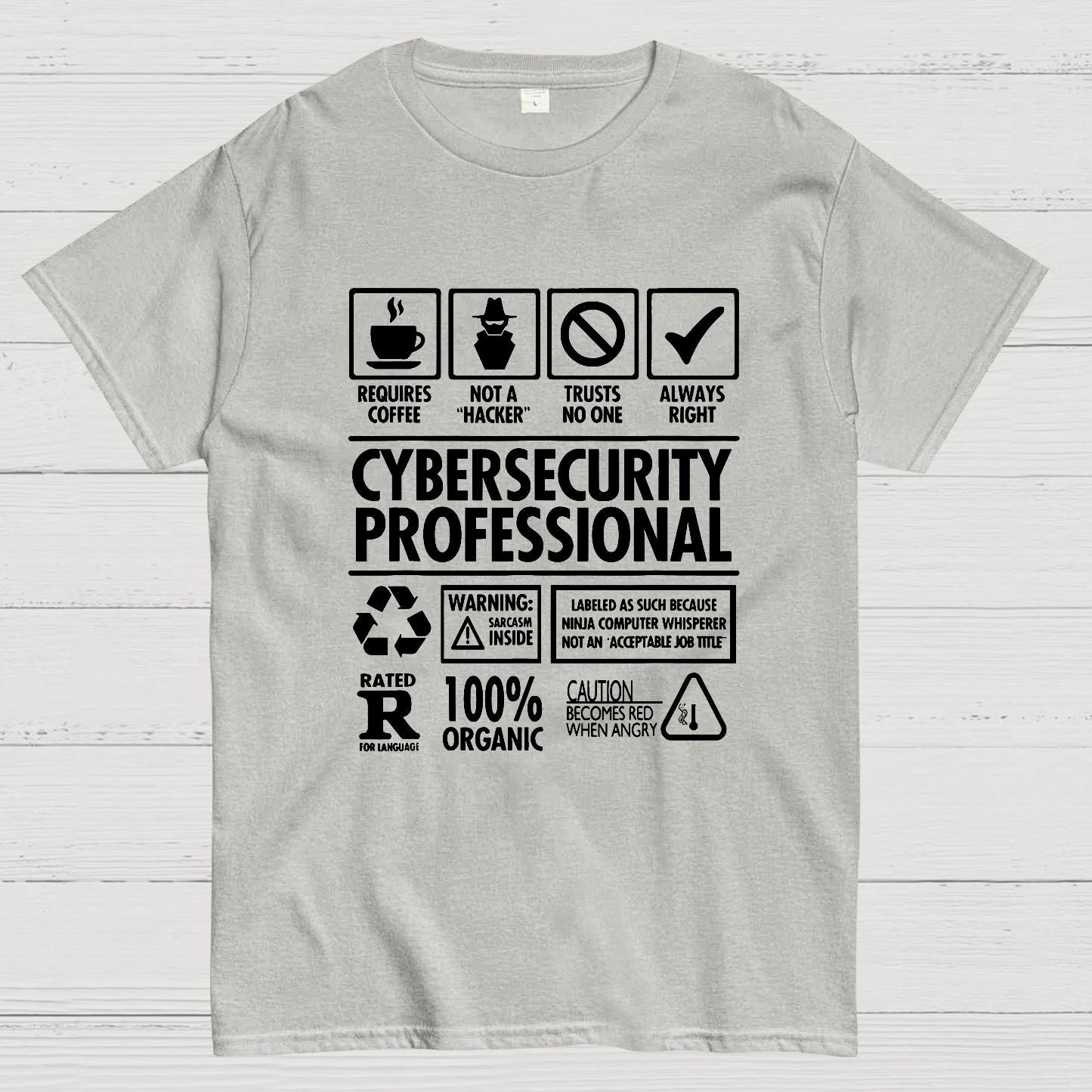 Cybersecurity Professional Geeky T-Shirt