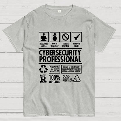 Cybersecurity Professional Geeky T-Shirt