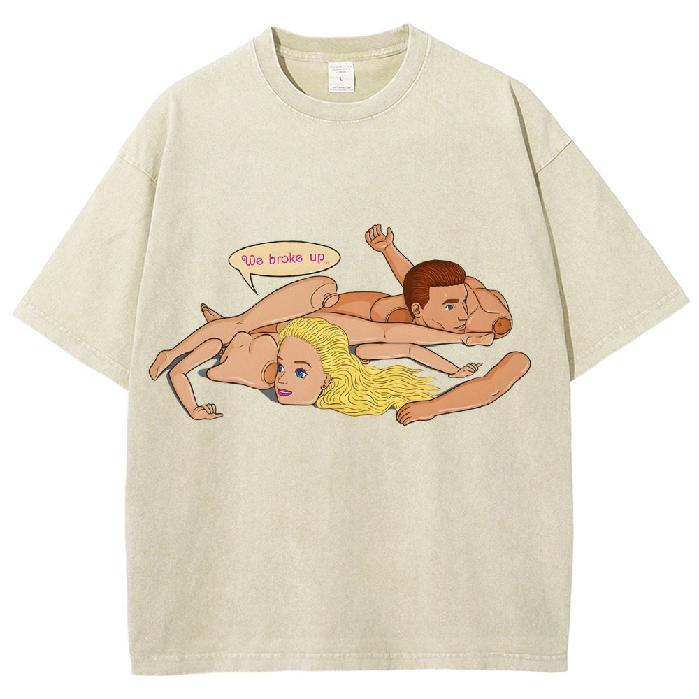 The Break up Vintage Distressed T-shirt