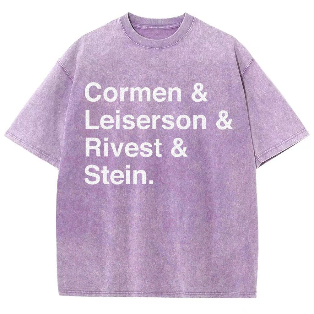 CLRS Algorithms Vintage Distressed T-shirt