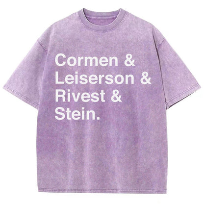 CLRS Algorithms Vintage Distressed T-shirt
