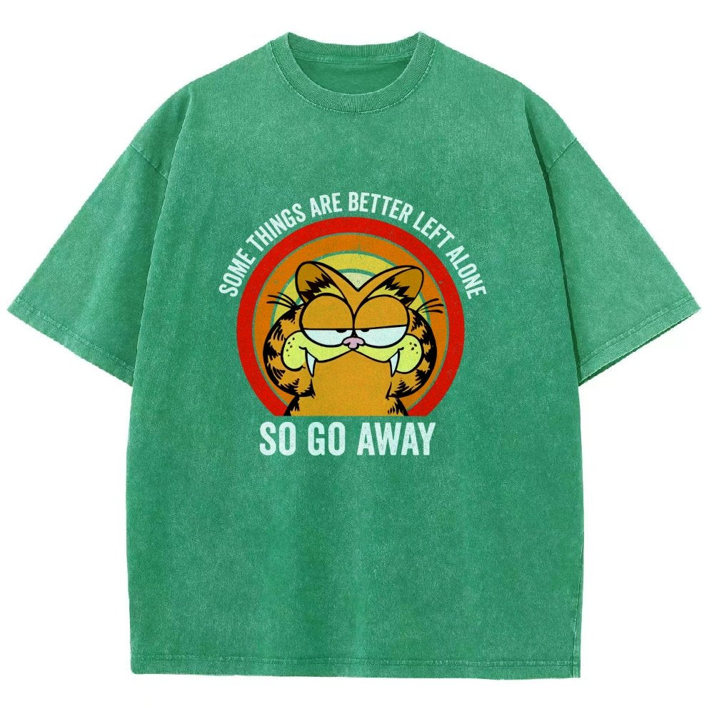 Some things are better leet alone Vintage Distressed T-shirt