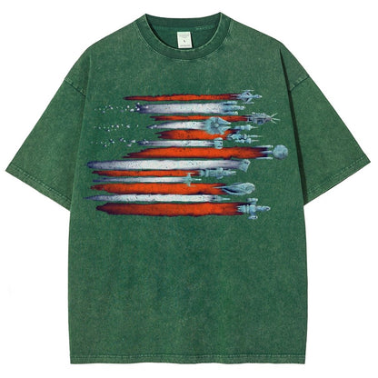 Vintage Sci-Flyers Vintage Distressed T-shirt